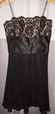 Elegant Black and Lace Dress